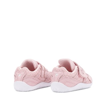 Zapatillas Joma bebé barefoot rosa vistas desde atrás con talón acolchado