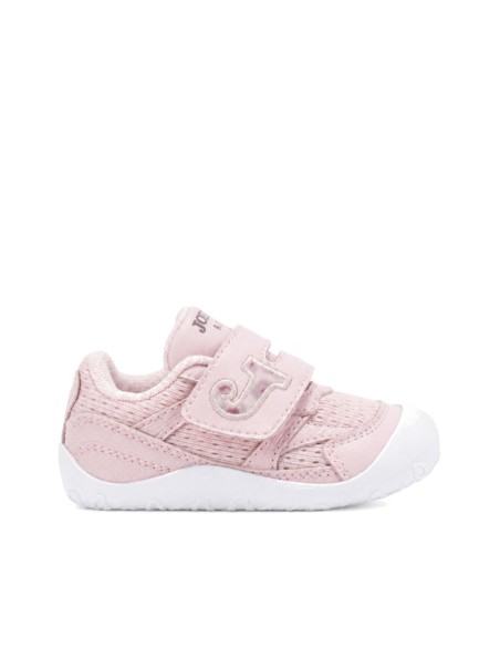 Zapatillas Joma bebé barefoot rosa con doble cierre adherente