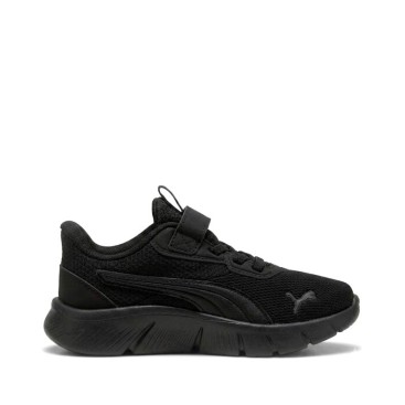 Zapatillas Puma FlexFocus Modern AC+ negras infantiles con velcro y cordones elásticos