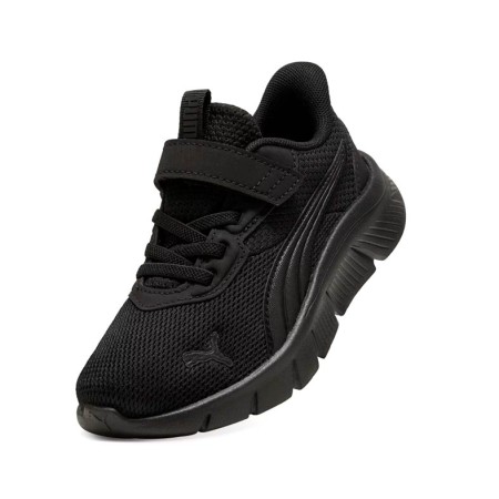 Zapatilla Puma FlexFocus Modern AC+ negra con empeine de malla transpirable