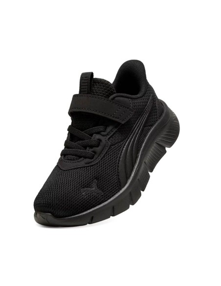 Zapatilla Puma FlexFocus Modern AC+ negra con empeine de malla transpirable