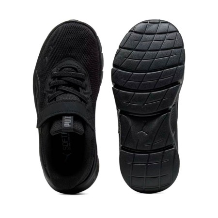 Zapatillas Puma FlexFocus Modern negras vistas desde arriba con suela de EVA
