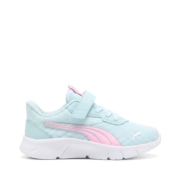 Zapatillas Puma FlexFocus Modern AC+ PS aguamarina y rosa con cierre adherente