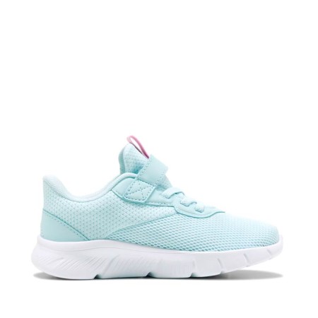 Zapatillas deportivas Puma para niña en color aguamarina con Formstrip rosa