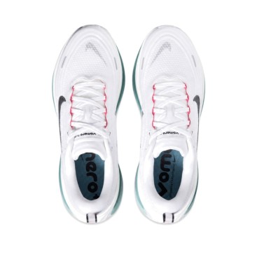 Nike Vomero Plus hombre blancas vistas desde arriba con plantilla interior verde