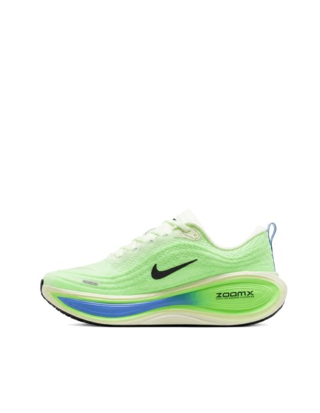 Nike Vomero Plus verde lateral interior con amortiguación ZoomX