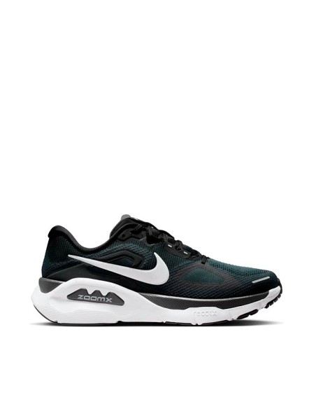 Nike Structure Plus hombre negro blanco vista lateral exterior