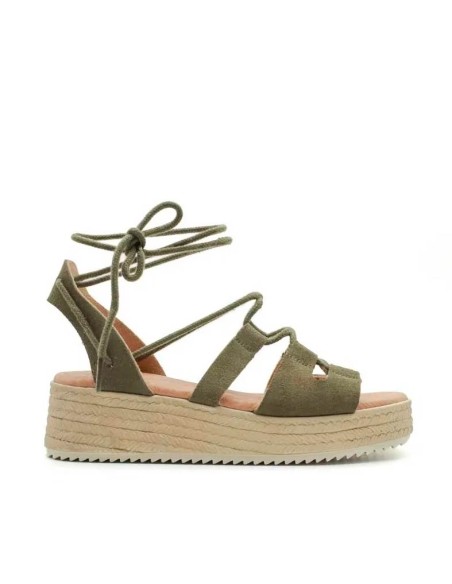 Sandalias Mujer Romanas verdes