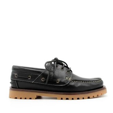 nauticos hombre negros de piel