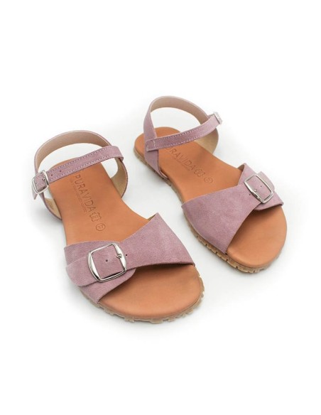 sandalias barefoot mujer piel serraje