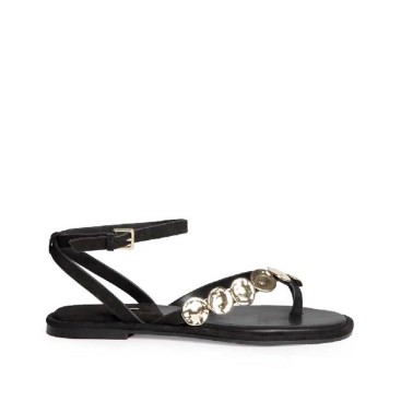 sandalias con monedas doradas mujer