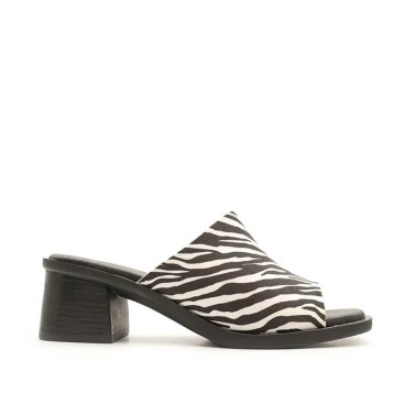 Mules Animal Print cebra