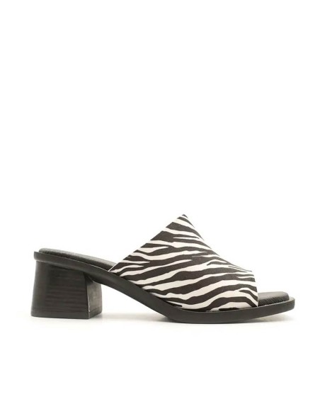 Mules Animal Print cebra