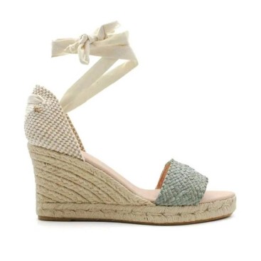 Sandalias Esparto turquesa