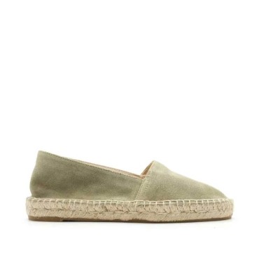 Espadrilles Mujer serraje de piel serraje