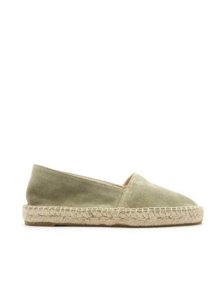 Espadrilles Mujer serraje de piel serraje