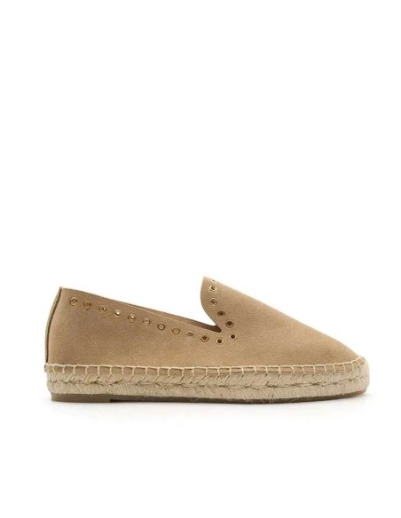 alpargta plana beige