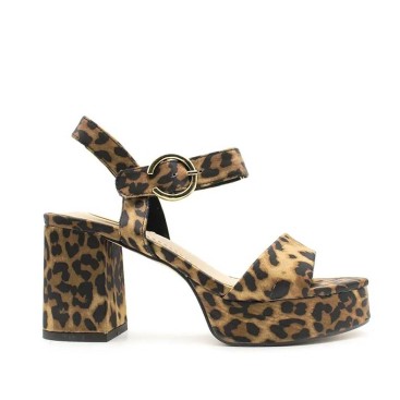 Sandalias de Plataforma Leopardo