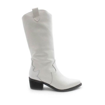 botas cowboy blancas