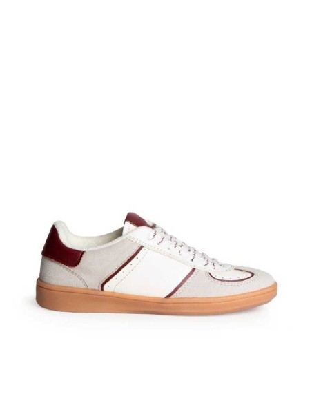 sneakers burdeos mujer
