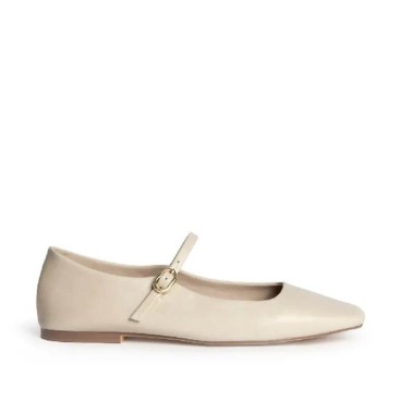 Bailarinas beige mujer