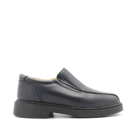 zapatos sin cordones azul marino