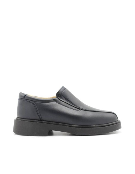 zapatos sin cordones azul marino