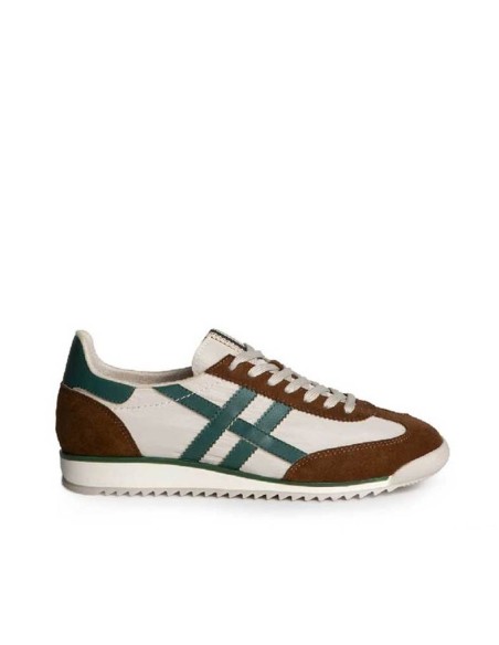 Zapatilla Corina M6050 marrón crema y verde agua