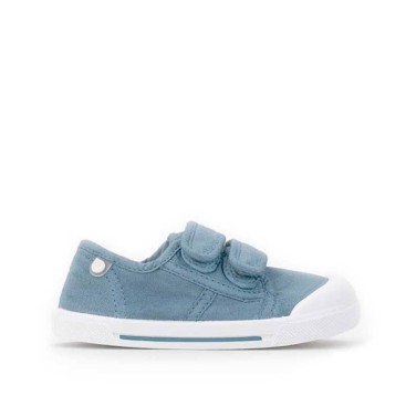 zapatillas lona igor barefoot jeans niño velcro lateral