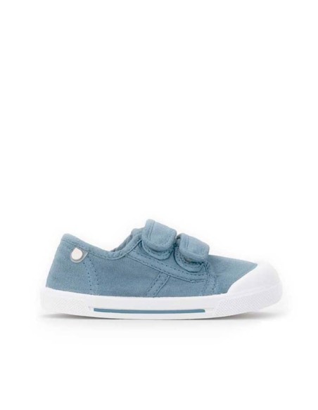 zapatillas lona igor barefoot jeans niño velcro lateral