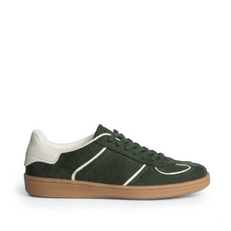 Zapatilla sneaker verde Corina