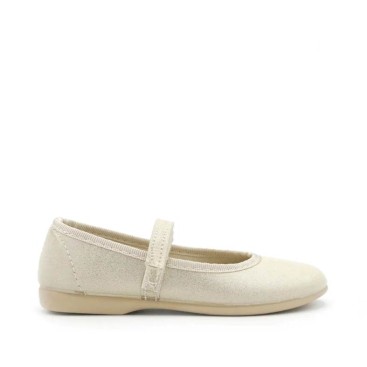 merceditas beige de vestir niña
