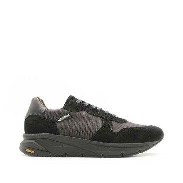 zapatillas negras hombre casual​
