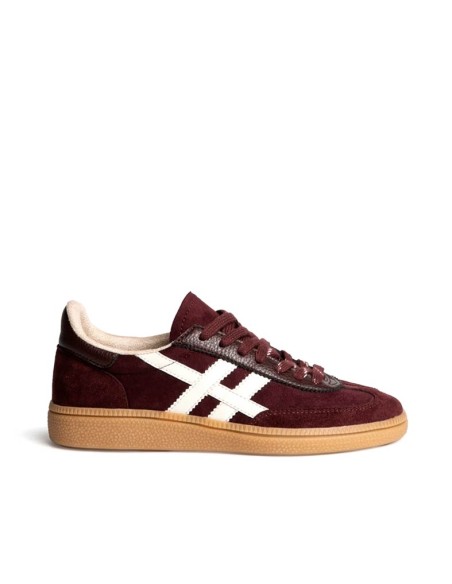 Zapatillas mujer burdeos Corina M6520 vista lateral