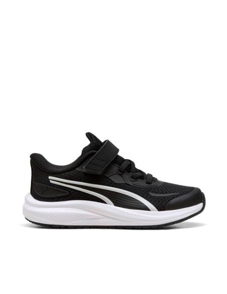 Puma Skyrocket 2 AC+ PS negro infantil vista lateral