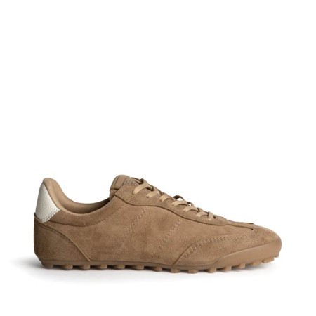 Zapatilla casual camel de mujer Corina M6510 vista lateral