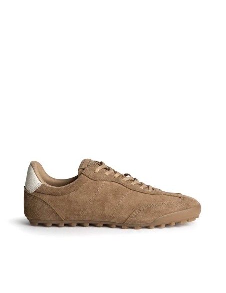 Zapatilla casual camel de mujer Corina M6510 vista lateral