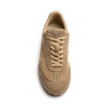 Zapatilla Corina M6510 camel vista superior con cordones básicos