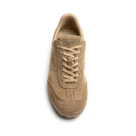 Zapatilla Corina M6510 camel vista superior con cordones básicos