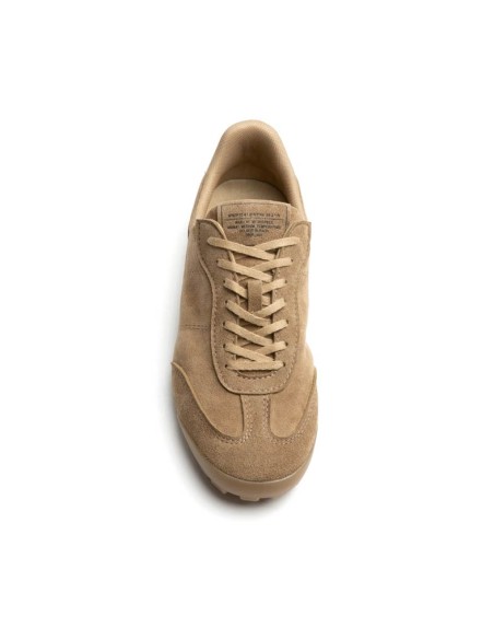 Zapatilla Corina M6510 camel vista superior con cordones básicos