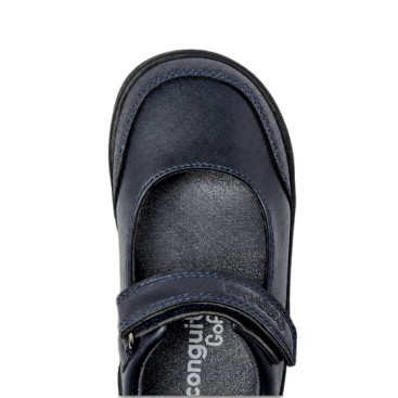 Merceditas barefoot Conguitos GoFlex azul marino vista superior