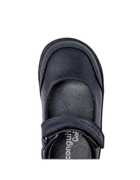 Merceditas barefoot Conguitos GoFlex azul marino vista superior