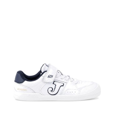Zapatillas Academy Jr Barefoot Joma blancas vista lateral