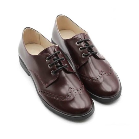 Zapato blucher ingles burdeos florentic