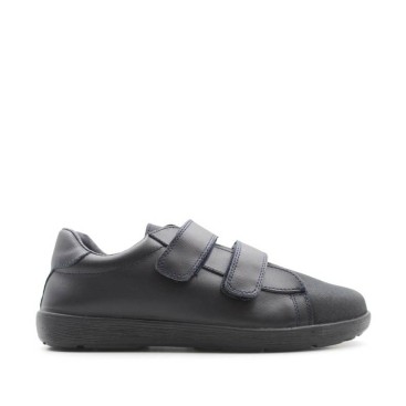 Zapatillas escolares de piel