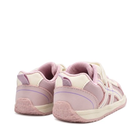 Zapatillas deportivas rosa para niña con talón reforzado