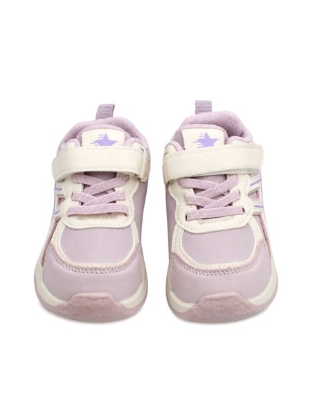Zapatillas niña rosa Bubble Bobble vistas desde arriba