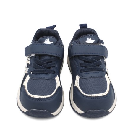 Deportivas niño con cierre de velcro y cordón elástico