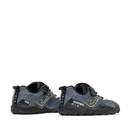 Joma Sima Barefoot junior gris y negra vista trasera