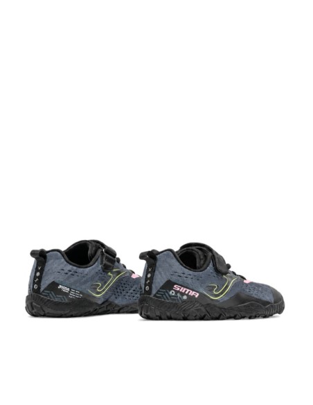 Joma Sima Barefoot junior gris y negra vista trasera